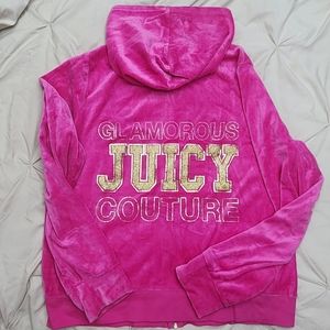 Velour hoodie